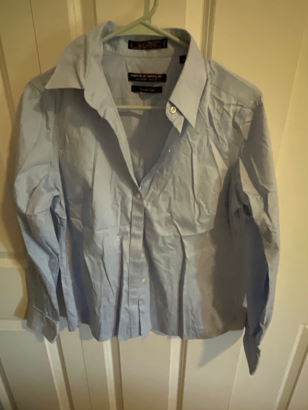 Blue button up 100% cotton